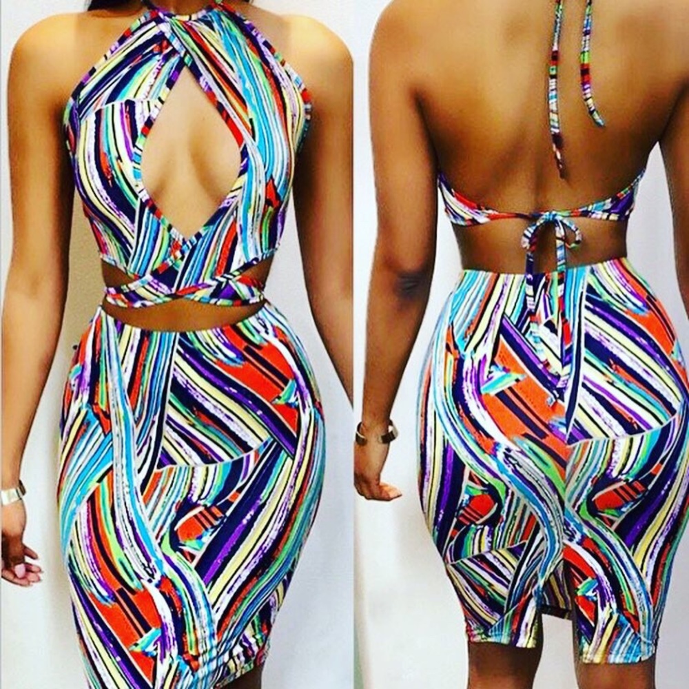 Two Piece Skirt Set